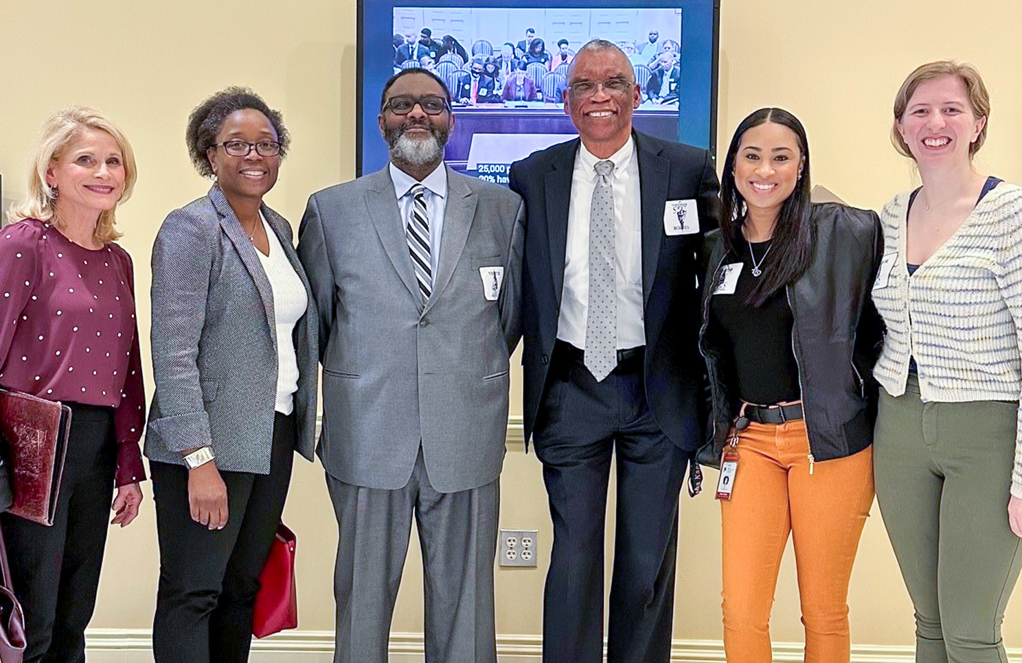 Advocacy in action.  Joe Fisher leads a group of advocates at the Maryland Assembly where he testified on behalf of the Maryland Alliance for College Affordability and Equity on legislation to make needs-based financial aid more accessible to low-income students